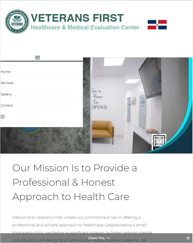 Feature Image for Veterans First Healthcare Evaluation Center Website Project
